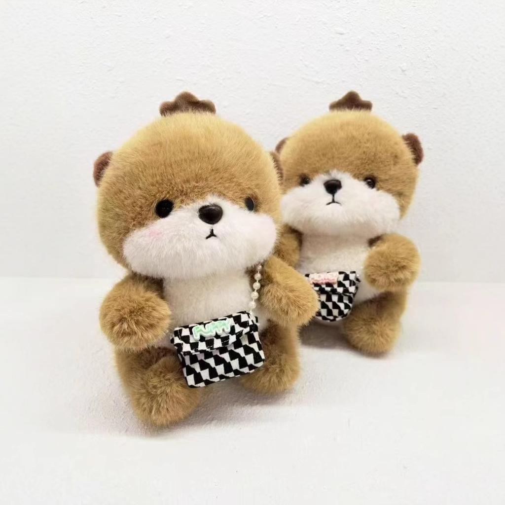 Sitting Otter Dolls, Marine Animals, Plush Toys, Backpacks, Otter Dolls, 8 Inches, Grabbing Dolls, Birthday Gifts