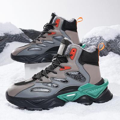 Stivali da uomo 2024 Nuove pantofole invernali Caldi scarponcini da uomo Impermeabili Wu kong Scarpe da ginnastica di peluche Scarpe da tennis maschili Stivali Uomo Scarpe da ginnastica Inverno