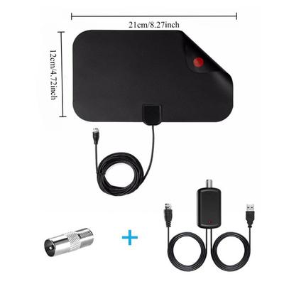 2025 Ultra HD Indoor TV Antenna with Amplifier - 250-mile Range, Supports SD/HD/UHD, Includes Coaxial Cable, Stable Signal