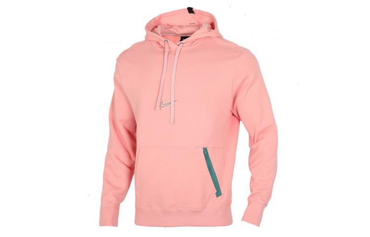 Nike Sweatshirts Men s Pink Hooded Moderate Regular BV9350-606 XXXXL