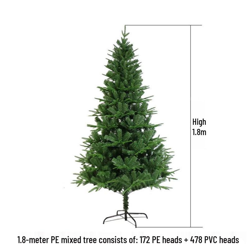 Luxury Green Mixed-Style Encrypted Artificial Christmas Tree