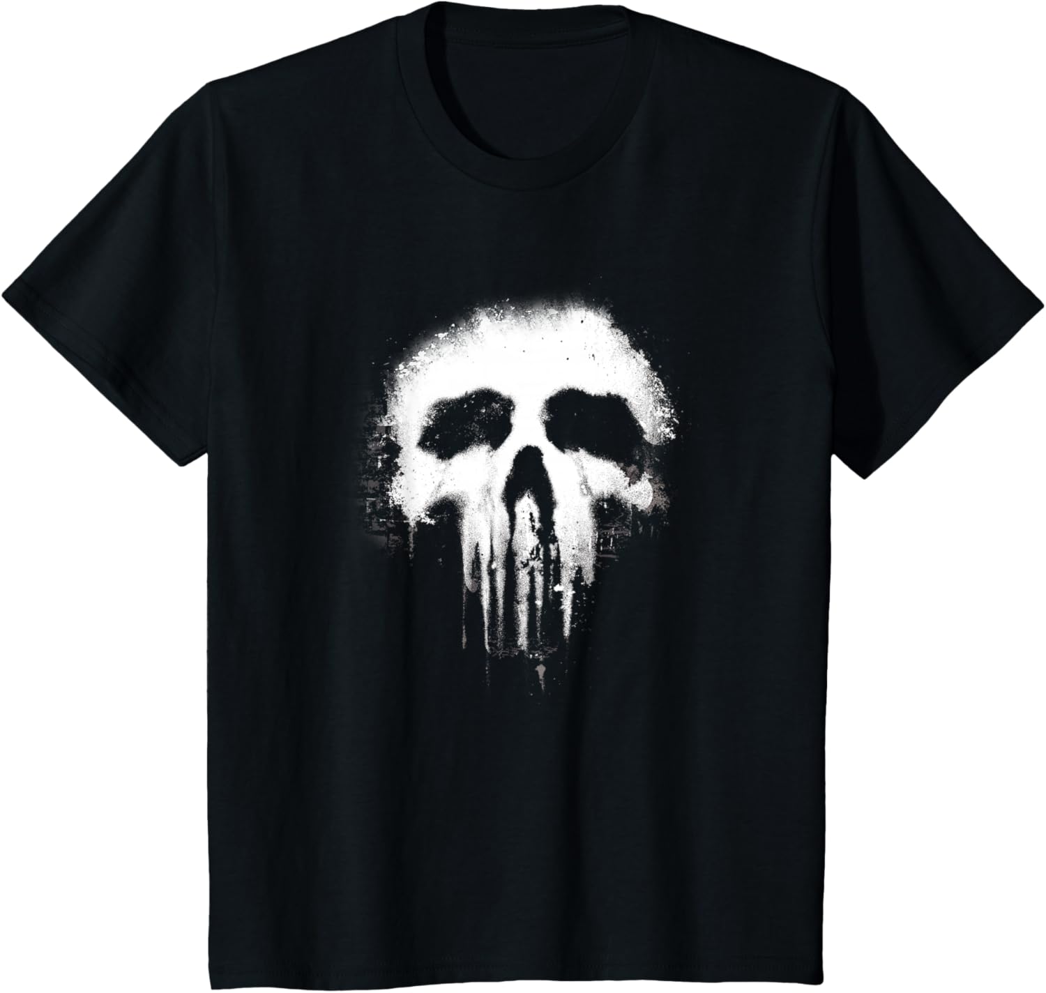 Kids Marvel The Punisher Grunge Skull Logo Kids Graphic T-Shirt T-Shirt S