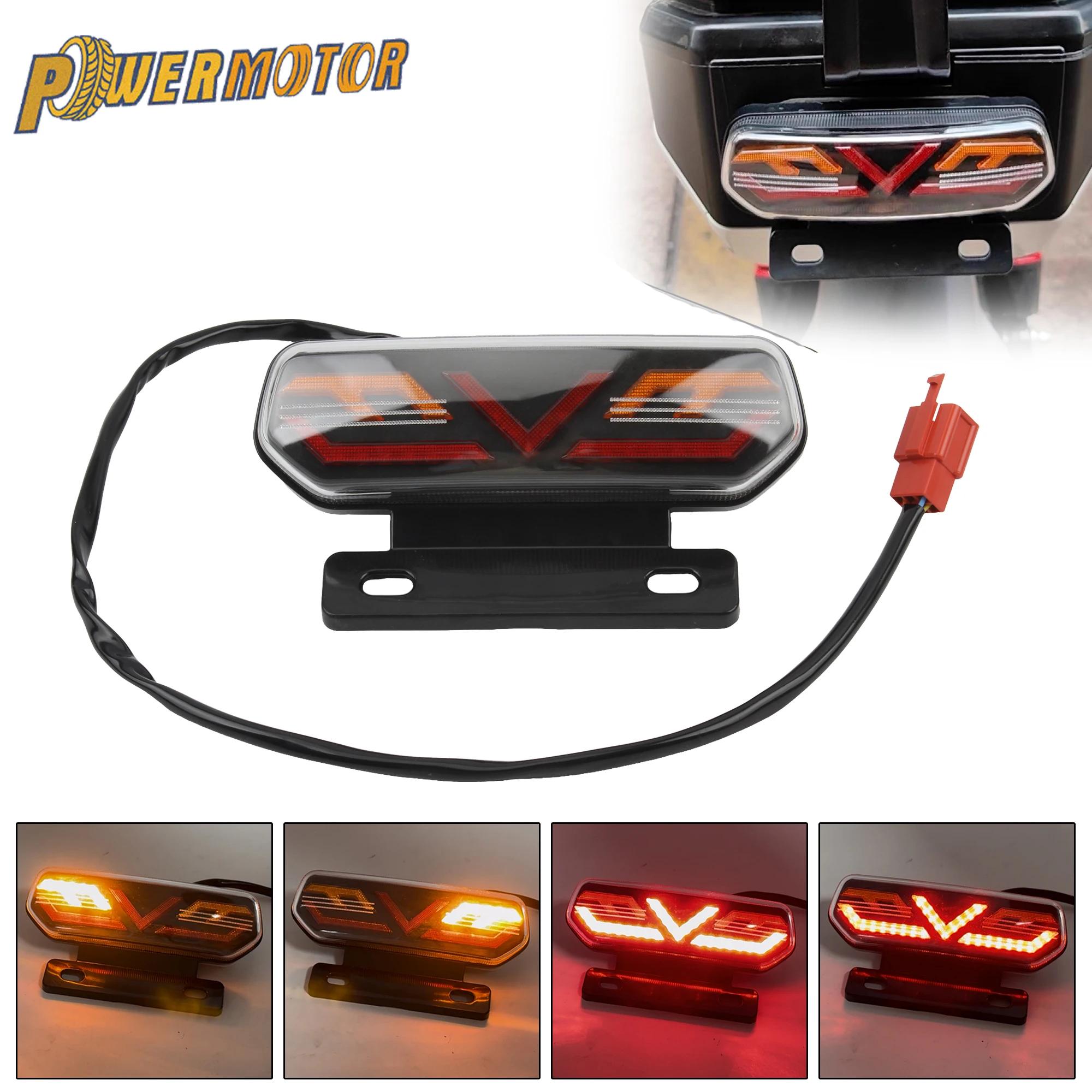 ATV Dirt Pit Bike Taillight Motorbike Stop Turn Signal Light Motorcycle Rear Lights LED Brake Lamp 12V Enduro Equipments HL209