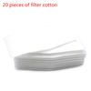 Dust-proof Half Face Mask with Filter, Cotton Respirator, Anti Industrial Construction, Dust Haze Fog, Safety  Mask, 20Pcs