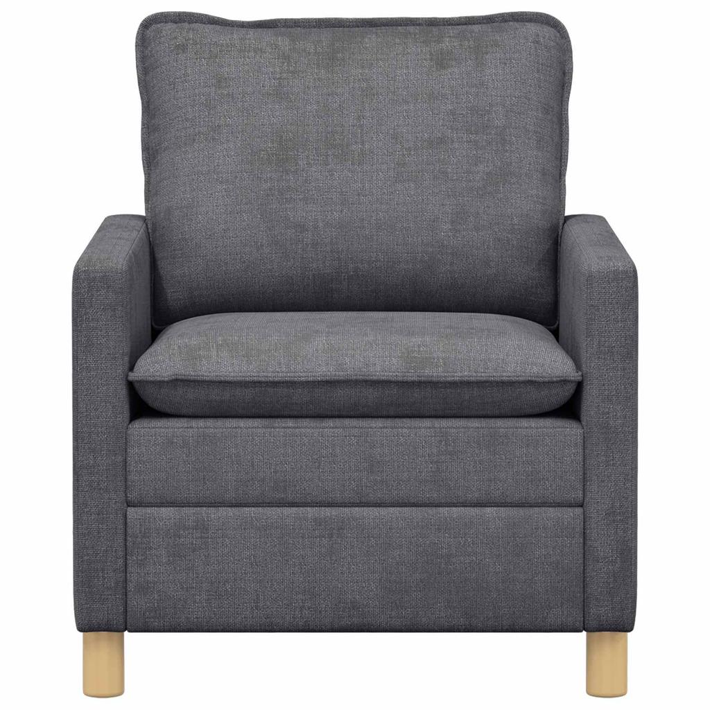 Sofa Dark Grey 76 x 81 x 87.5 cm Polyester
