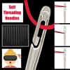 Side Hole Blind Sewing Needles Stainless Steel Elderly Needles Hand Sewing Stitching Pin DIY Home Self Threading Needle with Thi