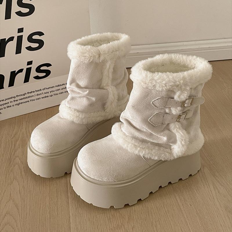 Women Snow Boots 2026 Winter Chunky