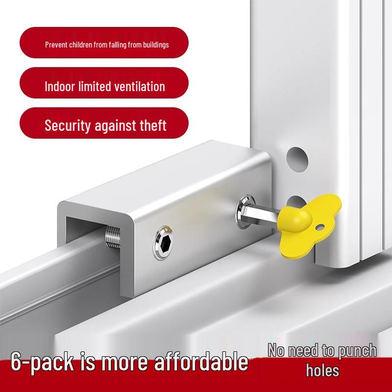 Child Safety Anti-Slide Window & Door Lock