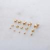 Pack of 335/360 Sturdy Brass Threaded Inserts M2toM6 Knurled Nut for Secure Fastening In Electronics and Plastics