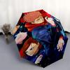 1pc Jujutsu Kaisen Outdoor Umbrella - Automatic Opening/Closing, Portable 3-Fold Design with 8-Rib Iron Frame - Perfect Gift for Fans, Travelers, Dail
