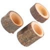 3pcs Set Wooden Candle Stand Tea Light Candle Holders for Rustic Wedding Party Birthday Holiday