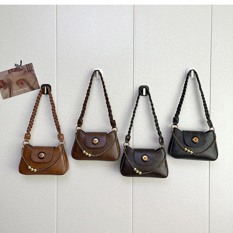 IELGY Textured Vintage Crossbody Shoulder Underarm Bag