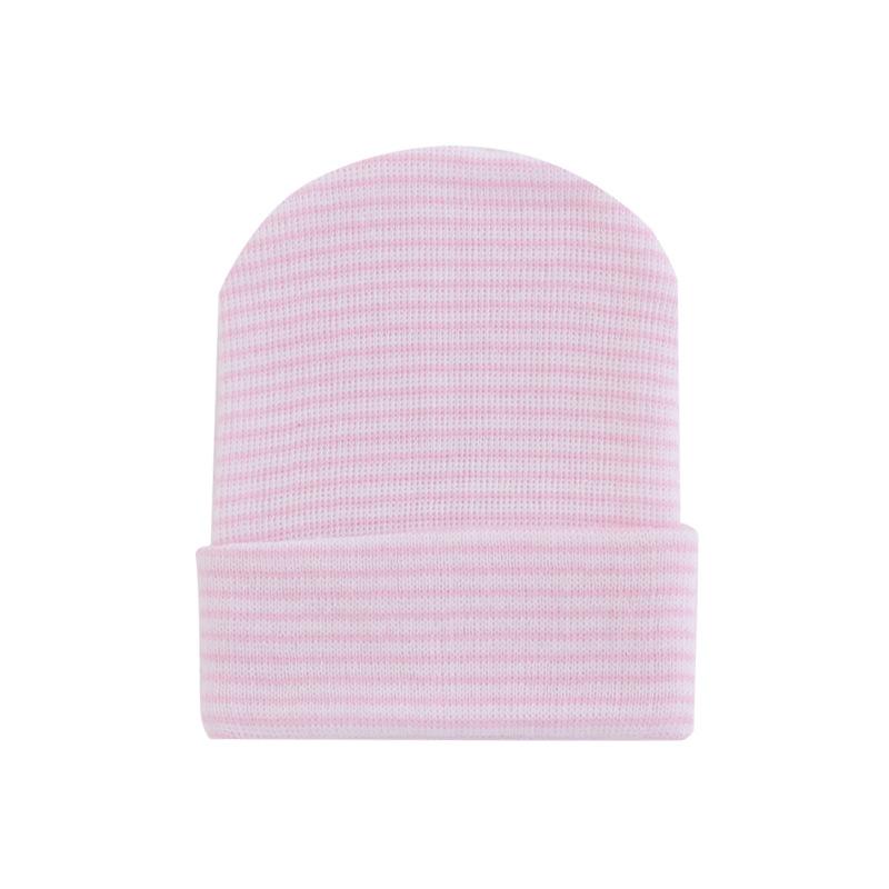 Cute Newborn Baby Hat Infant Girl Boy Comfy Striped Hospital Cap Winter Warm Toddler Outdoor Casual Beanie Newborn Hat