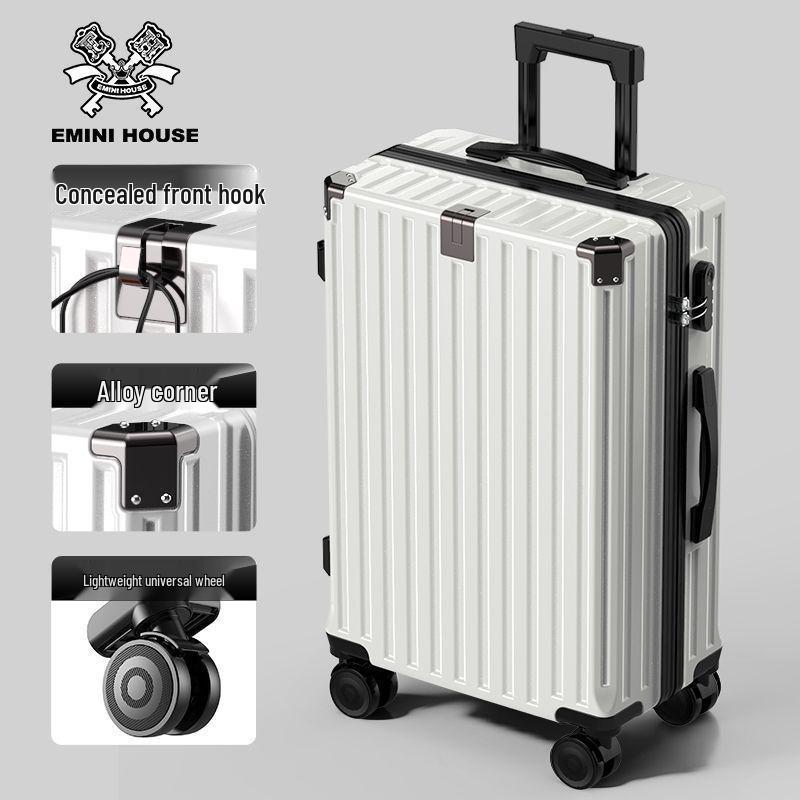 Women's Sturdy & Durable Aluminum Trolley Case With Universal Wheels & Combination Lock - 20” Carry-On