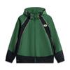 Li Ning Badfive Spliced Letter Zipper Hooded Casual Sports Jacket Men Jacket Eden-Green Black AFDV329-3