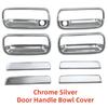For Toyota Land Cruiser LC80 FJ80 1990 1991-1998 New Car Abs Chrome Accessories Plated Door Handle Bowl Cover Trim Paste Style