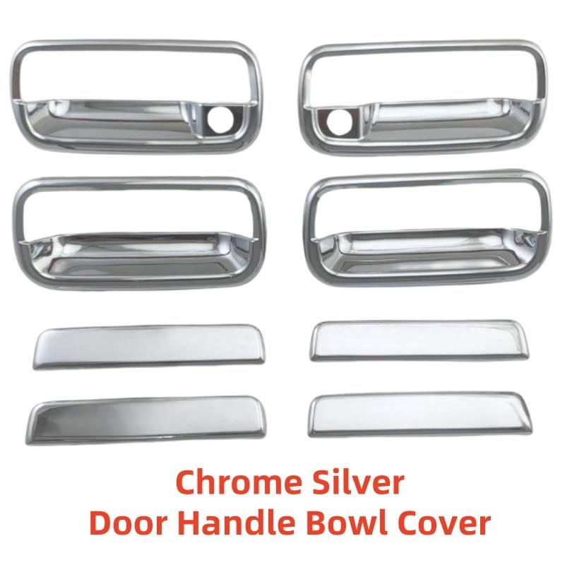 For Toyota Land Cruiser LC80 FJ80 1990 1991-1998 New Car Abs Chrome Accessories Plated Door Handle Bowl Cover Trim Paste Style