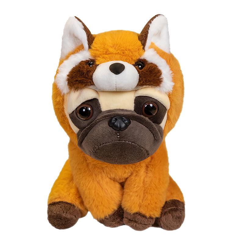 1 Stück 22 CM Schönes verwandeltes Shar Pei-Hunde-Plüschtier Kawaii-Hunde verwandeln sich in Teddybären, Affen, Elch, Waschbären, kreatives Geschenk für Kinder