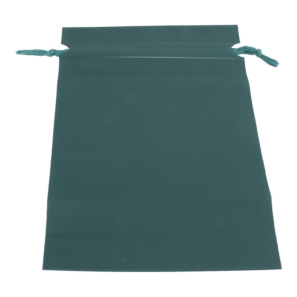 10pz Sacchetto Portaoggetti Pieghevole Impermeabile Lavabile Affidabile Durevole Design con Coulisse Sacchetto per Scuola Viaggio Verde Nerastro