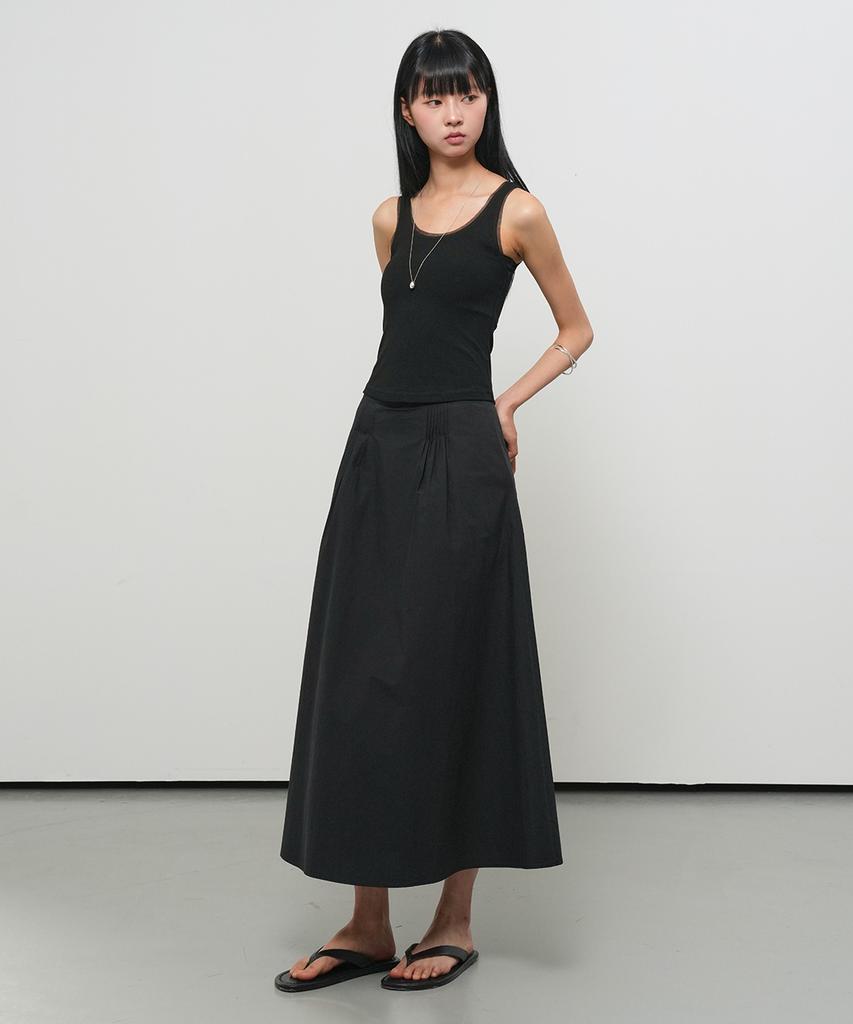 GENERALIDEA Sheer Layered Sleeveless [Black] / Gf2Lts534