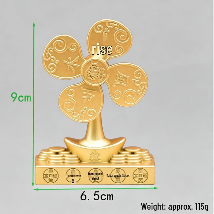 Messing Rotierender Sechsseitiger Handheld Dekompressions Fitness Ball - Fingerspitzen Gyroskop Ornament Geschenk