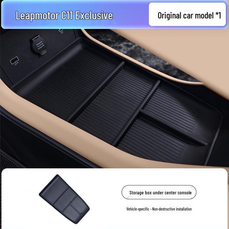 Center Console Storage Box: Car Armrest Organizer for 26 Models