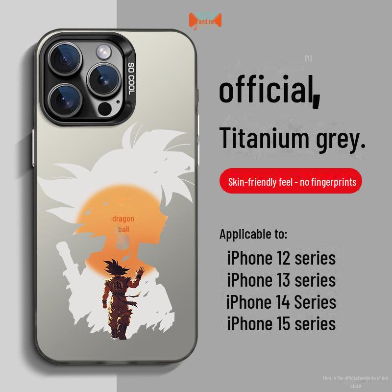 

Dragon Ball Goku iPhone 15 case for men, compatible with 14/13 Promax. Cartoon animation design on new Apple phone cover. iPhone12Pro