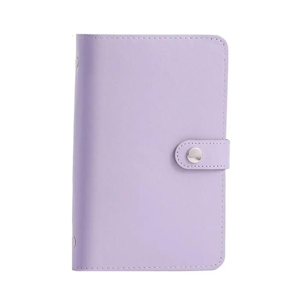 

Clear $1000 Money Savings Challenge Binder Waterproof Fun 100 Envelop Savings Challenges Book Leather Easy Cash Budget Notebook фіолетовий