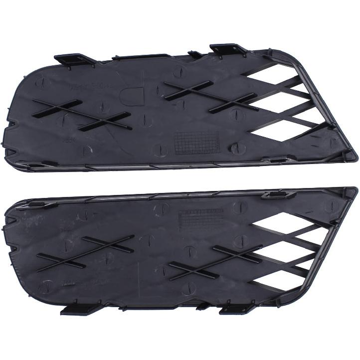 2Pcs Front Driver and Passenger Side Outer Lower Fog Light Cover for Honda Civic 2009-2011