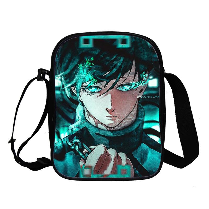 Neue Blaue Gefängnis Animation Peripherie 3D Vollfarbdruck Tragbare Umhängetasche Teenager Crossbody Tasche