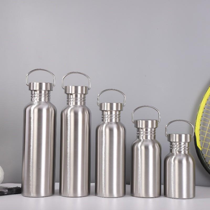 304 Stainless Steel 2000ml Thickened Sports Kettle - Large Capacity, Handheld Cold Water/Wine Bottle 2000ml