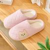 Cartoon Women Home Slippers Plush Warm Flat Slides Cute Soft Non-slip Slippers Indoor Outdoor Men Casual Slippers