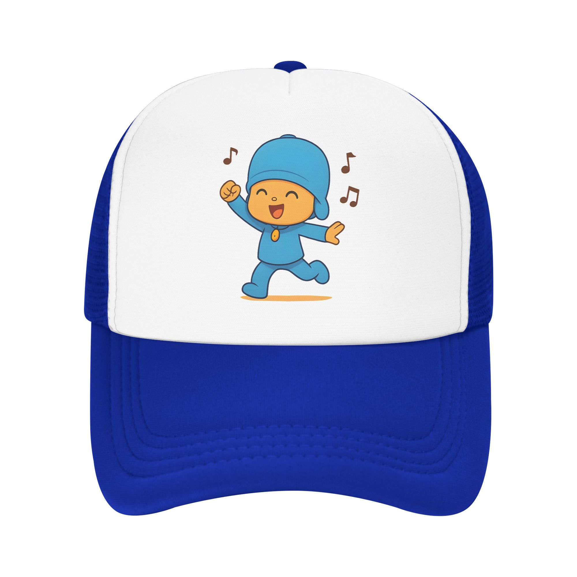 Pocoyoed With Friends Mesh Baseball Cap HipHop Trucker Worker Cap Dad Hat Breathable Snapback Caps Sun Hats Summer Trucker Cap One Size