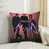 P-Poshlaya M-Molly Band Pillow Covers Cartoon Sofa Decorative Home Double-sided Printing Short Plush Cute Cushion Cover