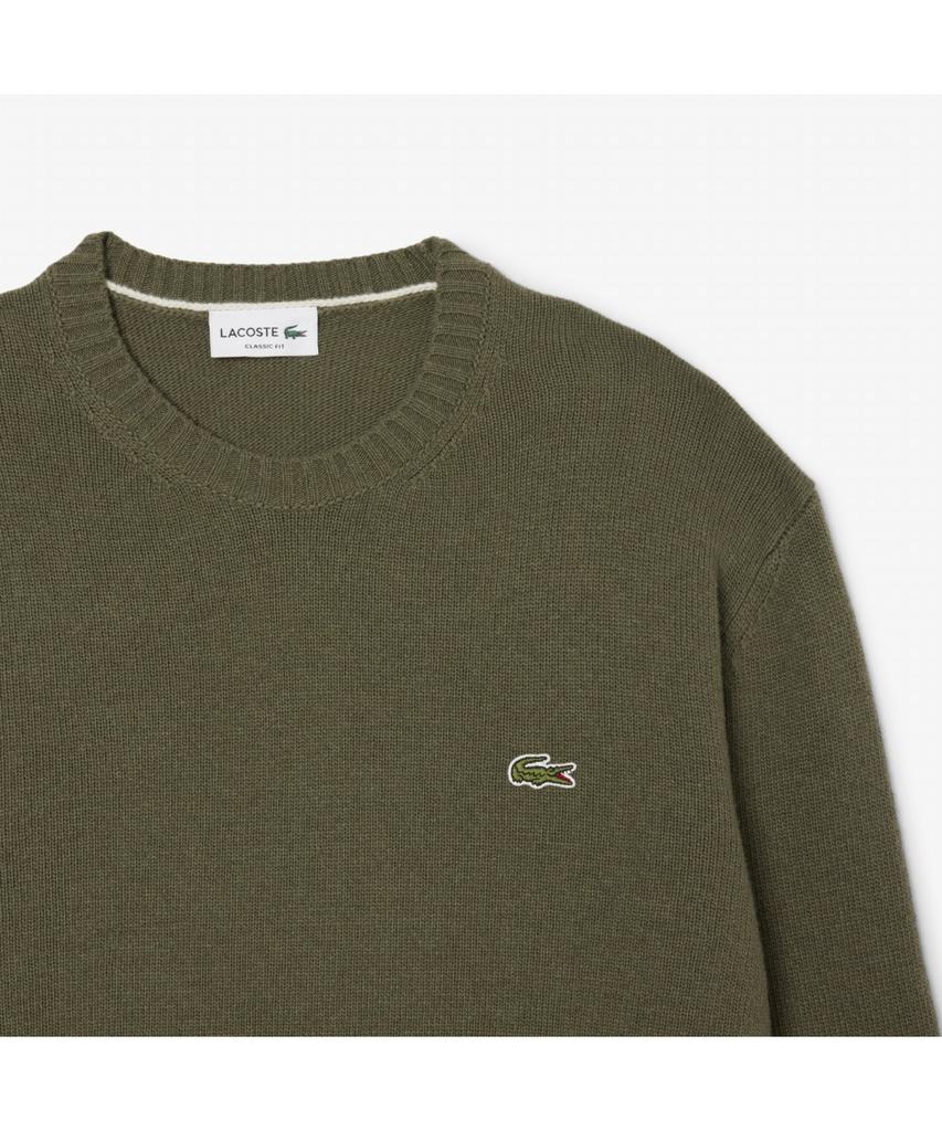 LACOSTE Men'S Wool Crew Neck Sweater Ah2916-55N E9F