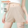 Yiershuang Women's Ice Silk Seamless Safety Shorts