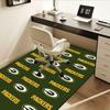 Office Carpet Green Bay Packers Logo Patterned, Sofa Rug, Chair Mat Protection