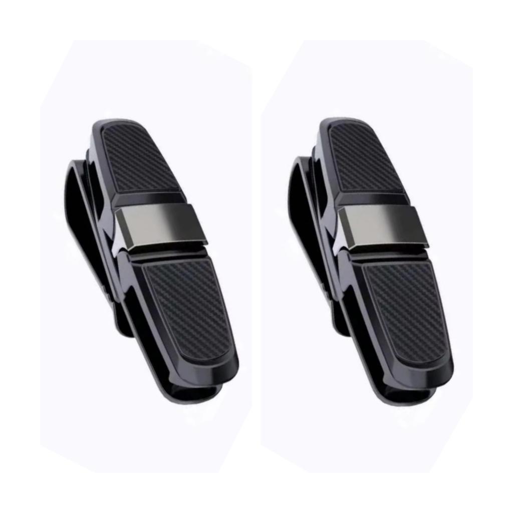 80-degree Rotating Multi-functional Car Eyeglass Storage Clip Bidirectional Automobile Eyeglass Clip Holder for Easy Access