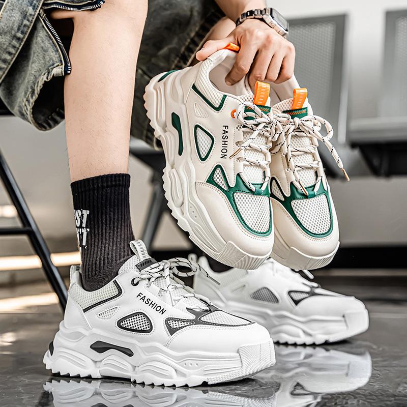Nová pánská módní ležérní obuv chlapecká studentská trendy měkká podrážka pohodlné tenisky pánské klasické prodyšné sportovní boty