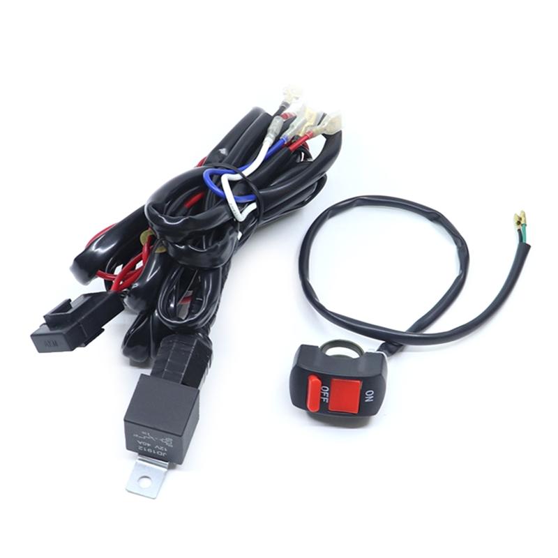12V/24V Wiring Harness Extension Kit for LED Work Light Bar Led Lamp Off-Road Lights Driving Fog Light