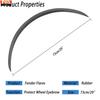 1Pair 73cm Soft PVC Car Fender Flares Arch Wheel Eyebrow Guard Kit Carbon Fiber Mud Flaps Splash Guards Protector