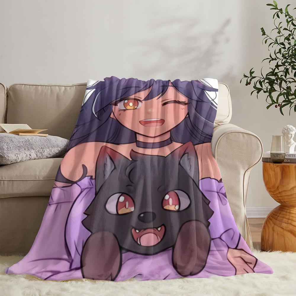 A-aPHMAU Throw Soft Flannel Throw Summer Blanket Lightweight Cozy Nap Blanket for Sofa Bed Travel