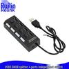 Ultra-Thin Aluminum 7-Port USB 3.0 Hub with Type-C Adapter