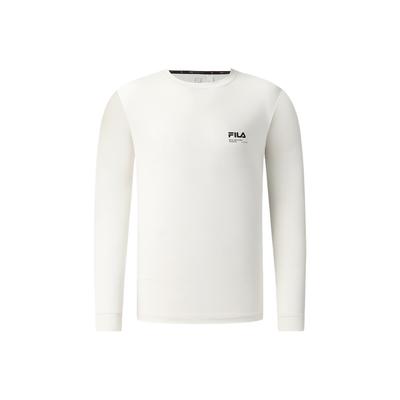 Fitness Crew Neck Solid Long Sleeve T-Shirt Men Tops A11M541214FLK