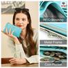 CONTACT'S Genuine Leather Fashion  Long Wallet Women Colorful Coin Pocket with Photo Slot Soft Female Purse Wallets
