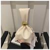 Retro Pleated Women's Bucket Bag: Large Capacity, Fashionable, Aesthetic, Unique Design