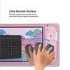 Moon and Stars Pink Large Desk Mat XXL Kawaii Aesthetic Game Controller Style Mouse Pad Sky PC Accessories Office Extended Mats