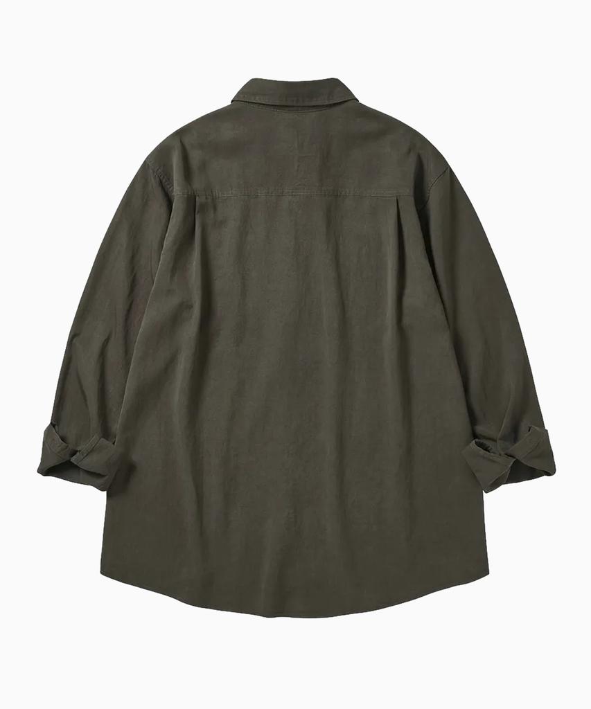 Deodeulimeo Natural Cloud Oversized Shirt - Charcoal