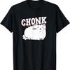 Chonk Cute Fat Thicc Cat Meme T-Shirt for Men Women Kids