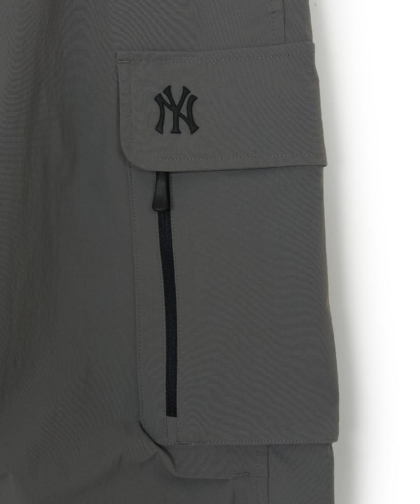 Emelbi Gorpcore Cotton Touch Parachute Cargo Wide Pants Ny (Charcoal Grey)